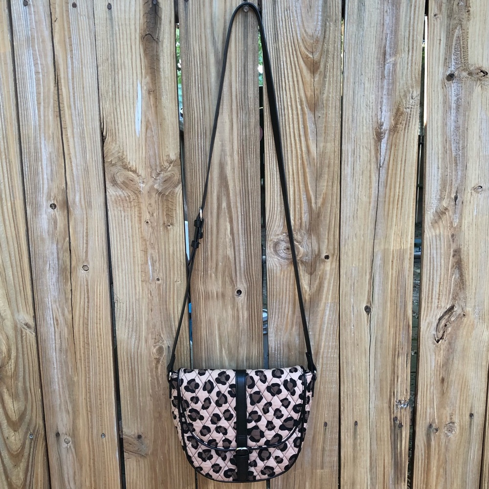 Vera Bradley Leopard Print Crossbody Bag
